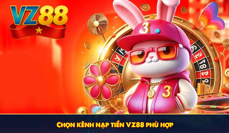 Chọn kênh nạp tiền VZ88 phù hợp